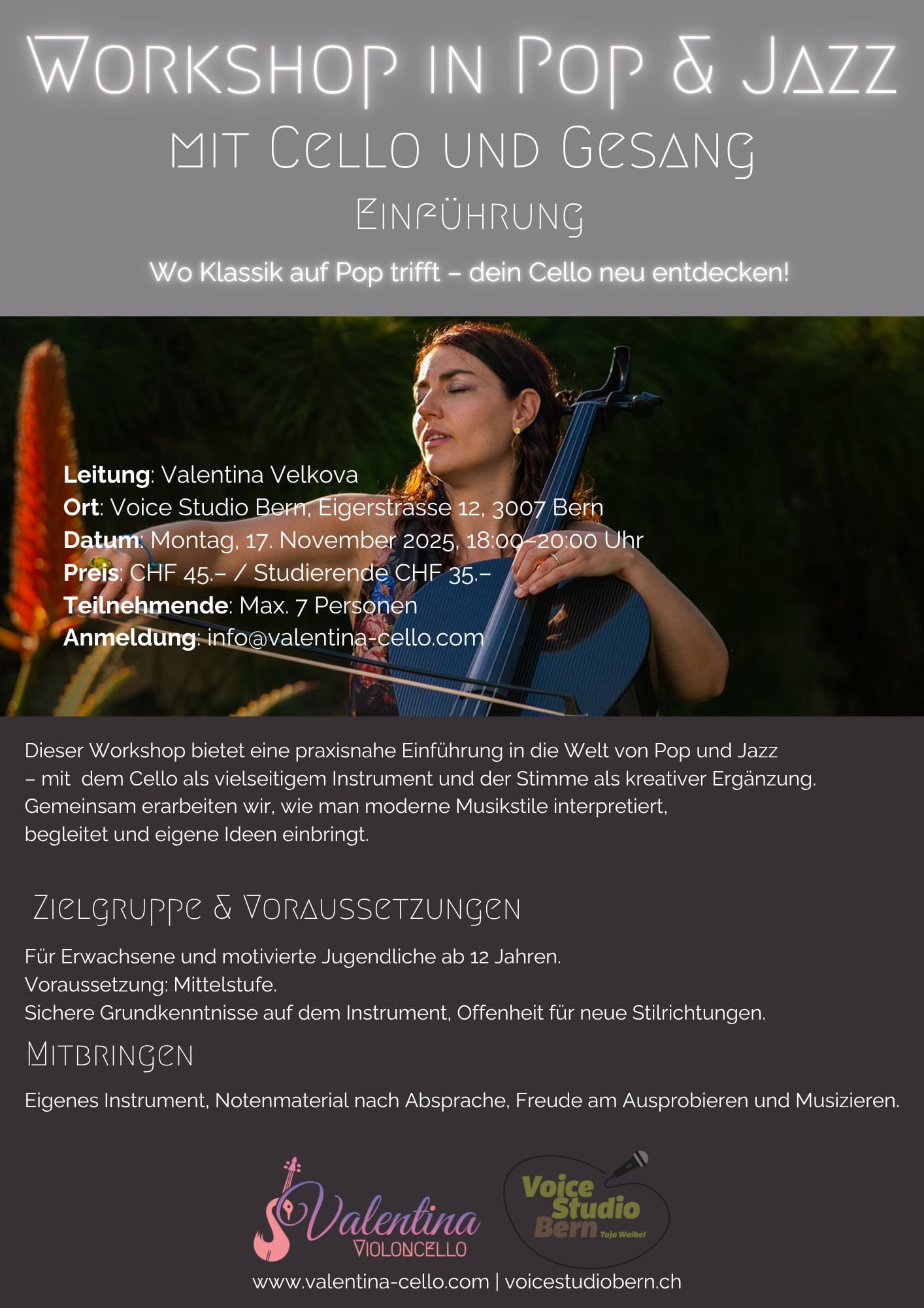 Workshop in Pop und Jazz